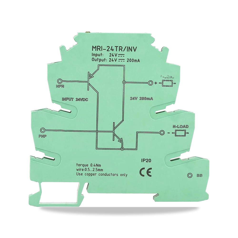صورة منتج محول اشارة MRI-24TR/INV PNP الى NPN مرحل واجهة PLC وحدة تحويل مستوى IO القطبية المرحلات الكهربائية - كود الصنف reemco-2027-1822663 - ماركة يباع من خلال reemco - توريد وتصوير حصري لشركة ريمكو القابضة السعودية