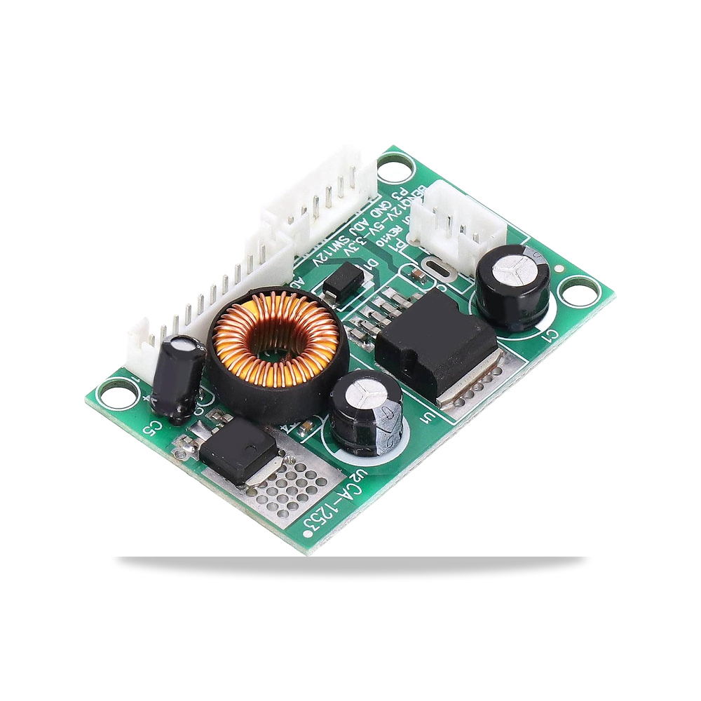صورة منتج محول جهد كهربائي من قطعتين من 12 فولت الى 5 فولت 3.3 فولت، وحدة تيار مستمر PCB LCD مع 3 واجهات - كود الصنف reemco-2027-1822798 - ماركة يباع من خلال reemco - توريد وتصوير حصري لشركة ريمكو القابضة السعودية