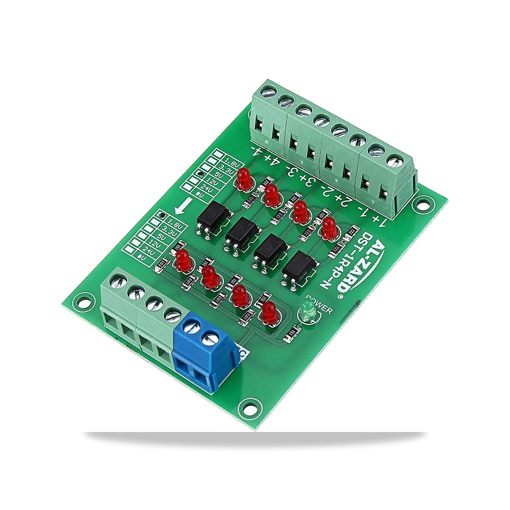 صورة منتج محول اتش واي كيو دبليو 3 قطع 12 فولت الى 1.8 فولت 4 قنوات عزل لوحة مقرنة ضوئية وحدة معزولة بي ان بي مستوى - كود الصنف reemco-2027-1822919 - ماركة يباع من خلال reemco - توريد وتصوير حصري لشركة ريمكو القابضة السعودية