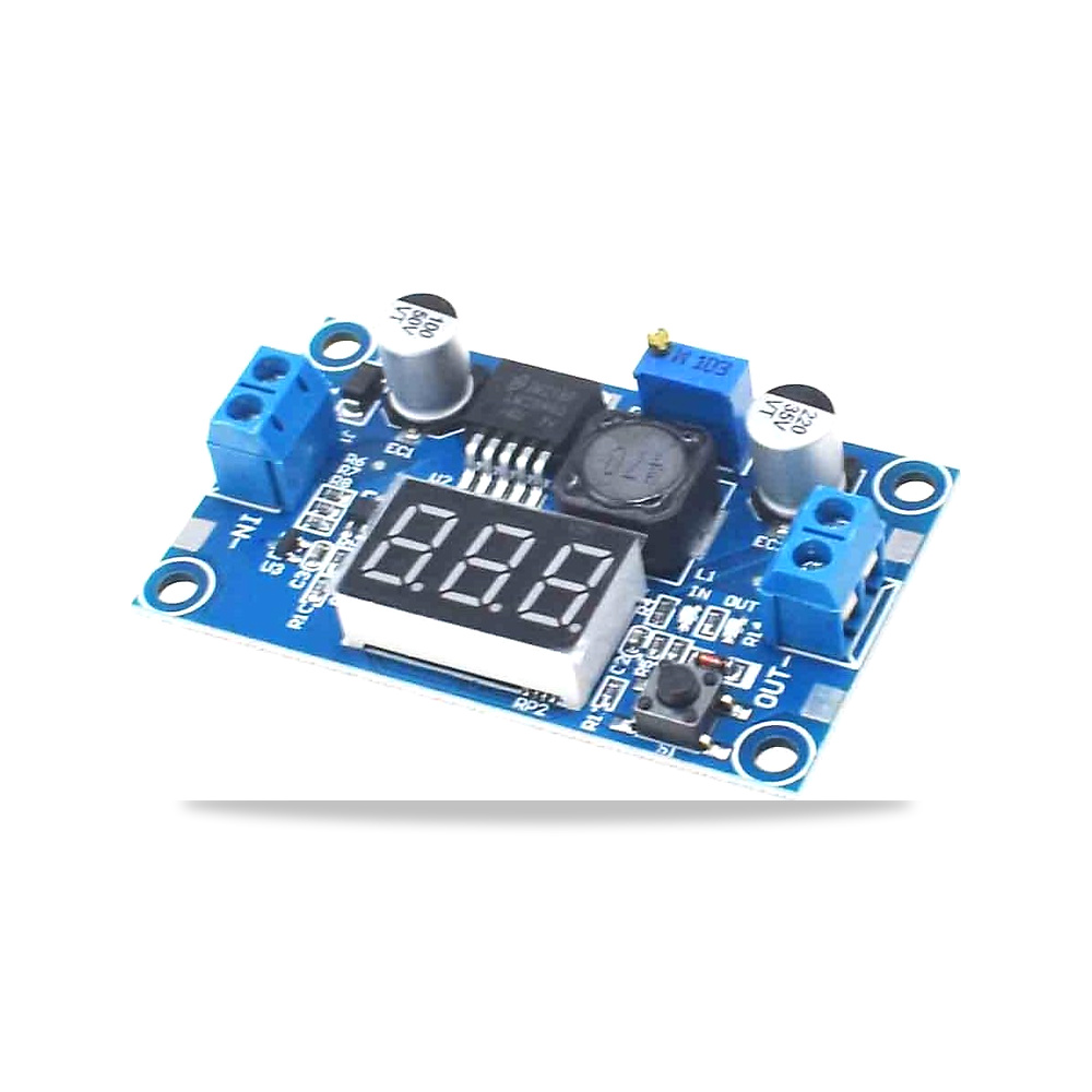صورة منتج منظم تبديل الجهد الكهربائي بتيار مستمر ومؤشر طاقة LED LM2596 ريلاند صن - كود الصنف reemco-2027-1822949 - ماركة يباع من خلال reemco - توريد وتصوير حصري لشركة ريمكو القابضة السعودية