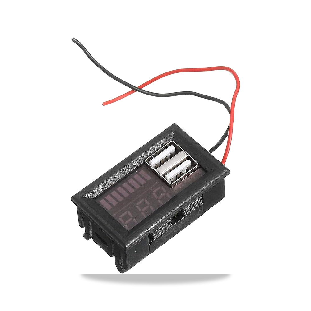 صورة منتج مقياس عرض جهد البطارية من اوزكي، 5 قطع USB مزدوج 12 فولت الى 5 فولت، مجموعات صيانة خفض التيار الكهربائي اوززكي - كود الصنف reemco-2027-1823080 - ماركة يباع من خلال reemco - توريد وتصوير حصري لشركة ريمكو القابضة السعودية