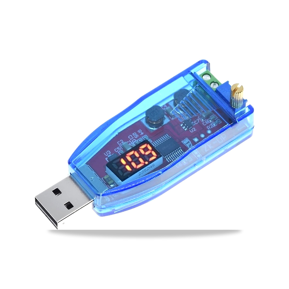صورة منتج مقياس التيار الكهربائي USB LED تيار مستمر 5 فولت الى 1-24 فولت، جهد قابل للتعديل يو اس بي لاعلى/لاسفل، وحدة - كود الصنف reemco-2027-1823139 - ماركة يباع من خلال reemco - توريد وتصوير حصري لشركة ريمكو القابضة السعودية