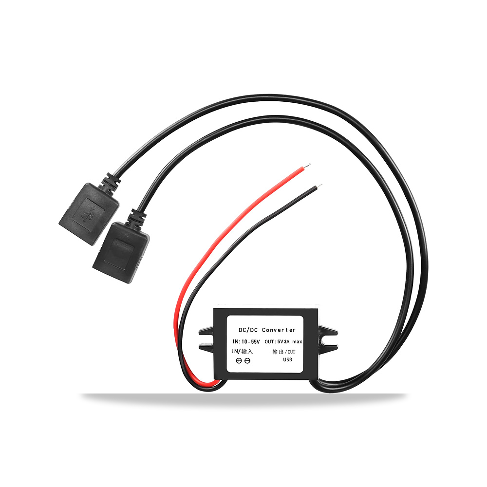 صورة منتج ميريفا محول USB 12 فولت الى 5 فولت تيار مستمر 12 فولت 36 فولت 48 فولت تحويل الى 5 فولت USB مزدوج انثى 10-55 - كود الصنف reemco-2027-1823141 - ماركة يباع من خلال reemco - توريد وتصوير حصري لشركة ريمكو القابضة السعودية