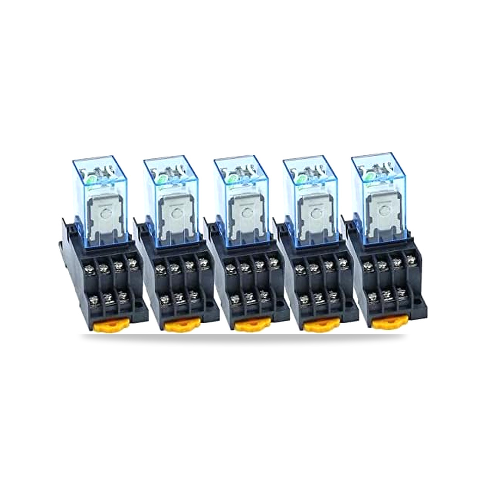 صورة منتج اي مول 5 قطع MY4NJ AC12V AC24V AC110V /DV110V لفه 5A 4NO 4NC. أخضر يؤدى مؤشر الطاقة تتابع السكك الحديدية - كود الصنف reemco-2027-1823189 - ماركة يباع من خلال reemco - توريد وتصوير حصري لشركة ريمكو القابضة السعودية