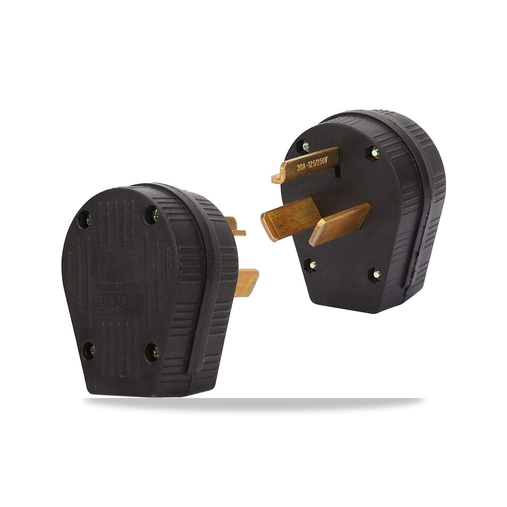 صورة منتج أسود 10-30P الولايات المتحدة نوع ثلاثة فتحات الصناعية قابس 30A 125V-250V مخرج الطاقة – المادة بلاستيك نحاس أصفر – 30 أمبير - كود الصنف reemco-2027-1823227 - ماركة يباع من خلال reemco - توريد وتصوير حصري لشركة ريمكو القابضة السعودية