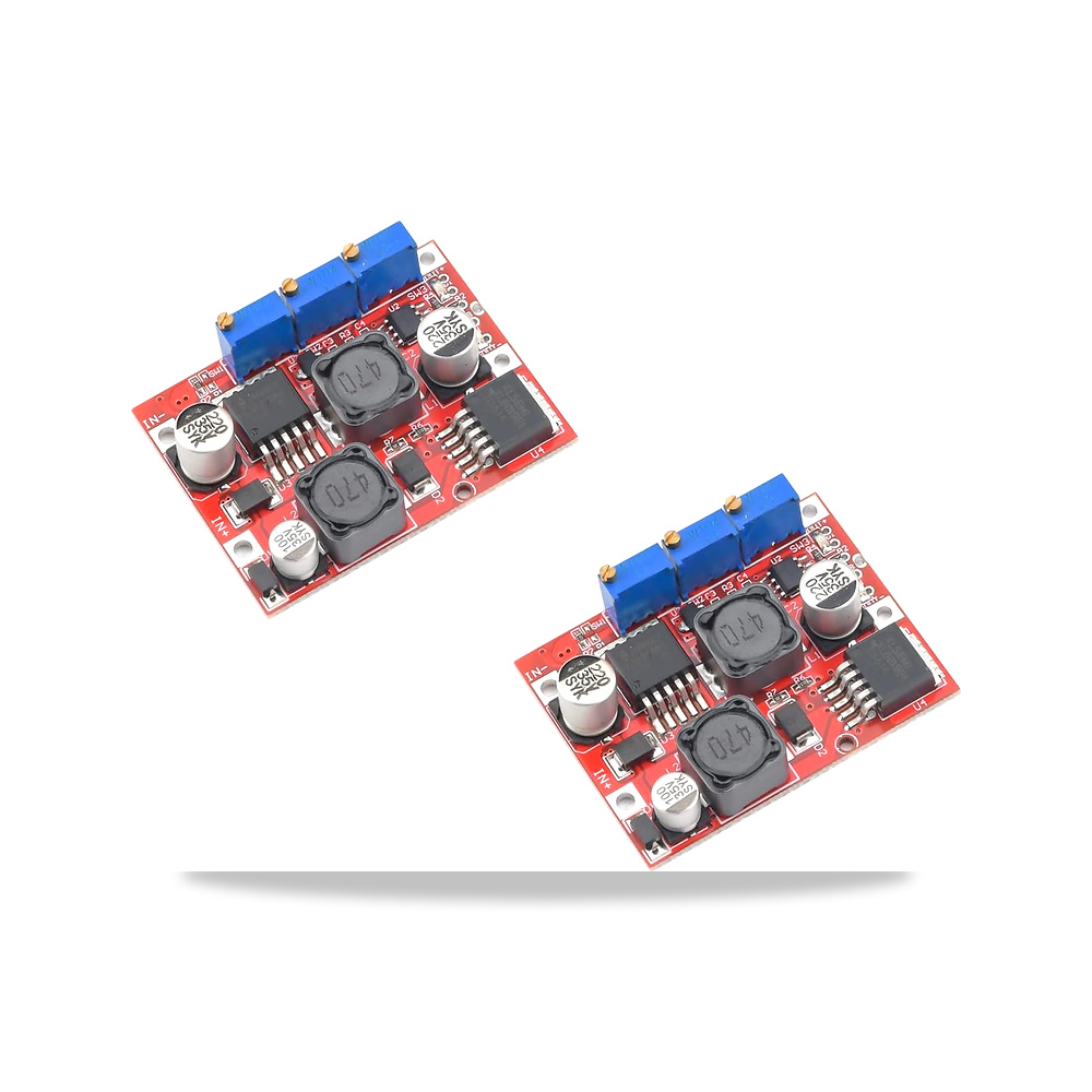 صورة منتج تيكواوت محول طاقة بديل للجهد الكهربائي XL6019 LM2596S من قطعتين LM2577S تيكنويوت – 4-35 فولت. – 0-2 أمبير (قابل للتعديل) - كود الصنف reemco-2027-1823236 - ماركة يباع من خلال reemco - توريد وتصوير حصري لشركة ريمكو القابضة السعودية