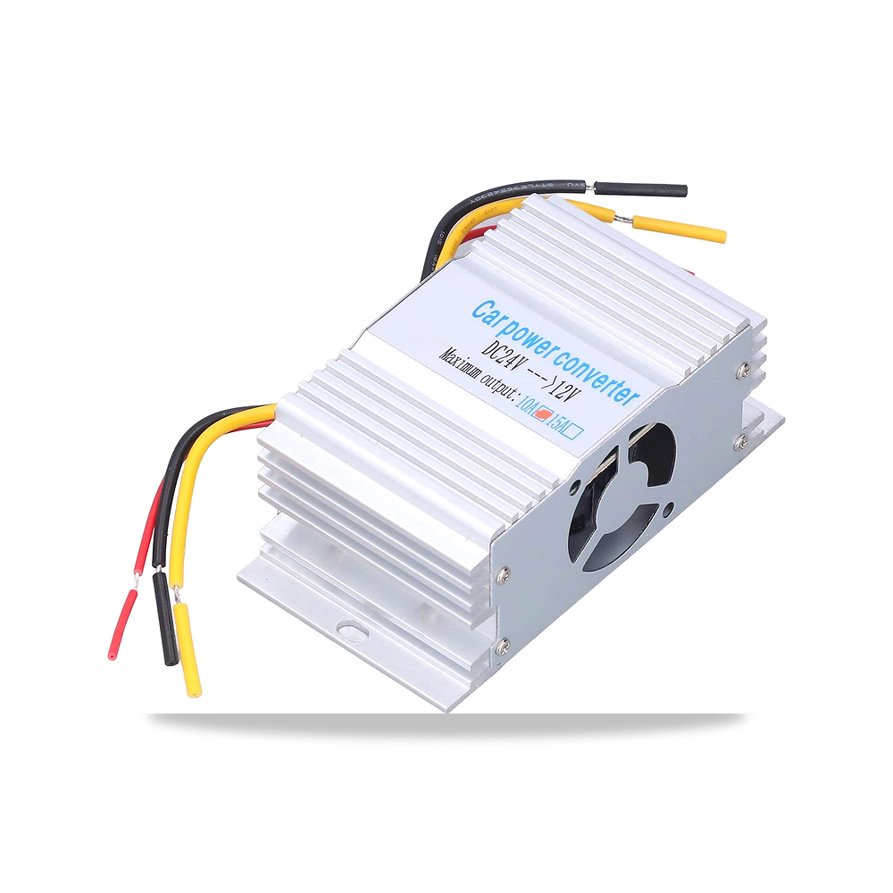 صورة منتج محول جادسوكس، DC 24V إلى DC 12V سبائك الألومنيوم 10A 120W الجهد للآلة Jadssox – اللون لون واحد - كود الصنف reemco-2027-1823273 - ماركة يباع من خلال reemco - توريد وتصوير حصري لشركة ريمكو القابضة السعودية