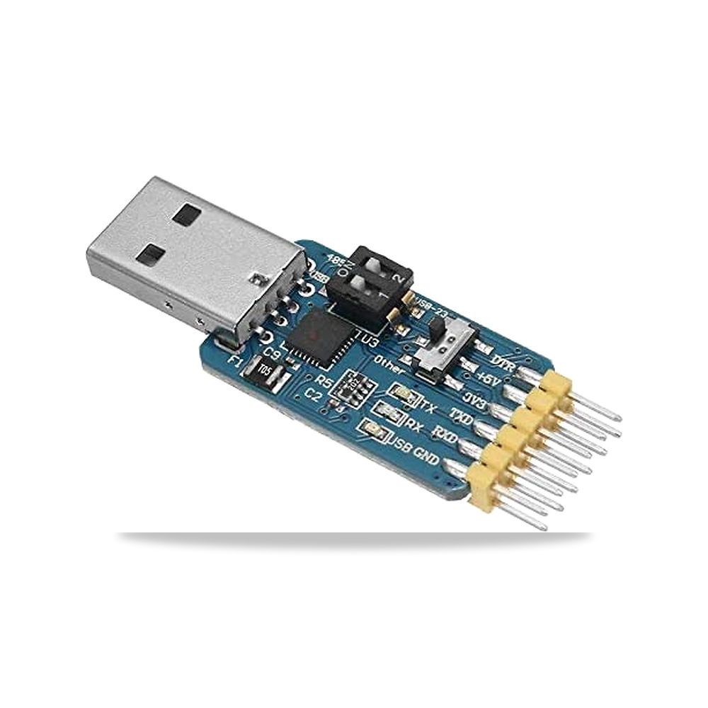 صورة منتج محول USB الى TTL 485 232 6 في 1 3.3 فولت / 5 فولت متوافق مع ست وحدات تسلسلية متعددة الوظائف من كيو اس دي سي - كود الصنف reemco-2027-1823351 - ماركة يباع من خلال reemco - توريد وتصوير حصري لشركة ريمكو القابضة السعودية