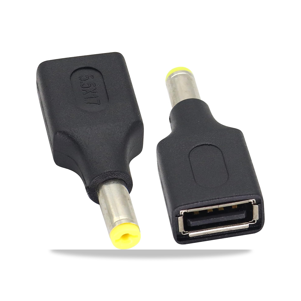 صورة منتج محول طاقة USB الى تيار مستمر 5.5 × 1.7 ملم، USB 2.0 A انثى الى 5.5×1.7 ملم ذكر 5 فولت 5 فولت لجهاز شحن USB - كود الصنف reemco-2027-1823657 - ماركة يباع من خلال reemco - توريد وتصوير حصري لشركة ريمكو القابضة السعودية