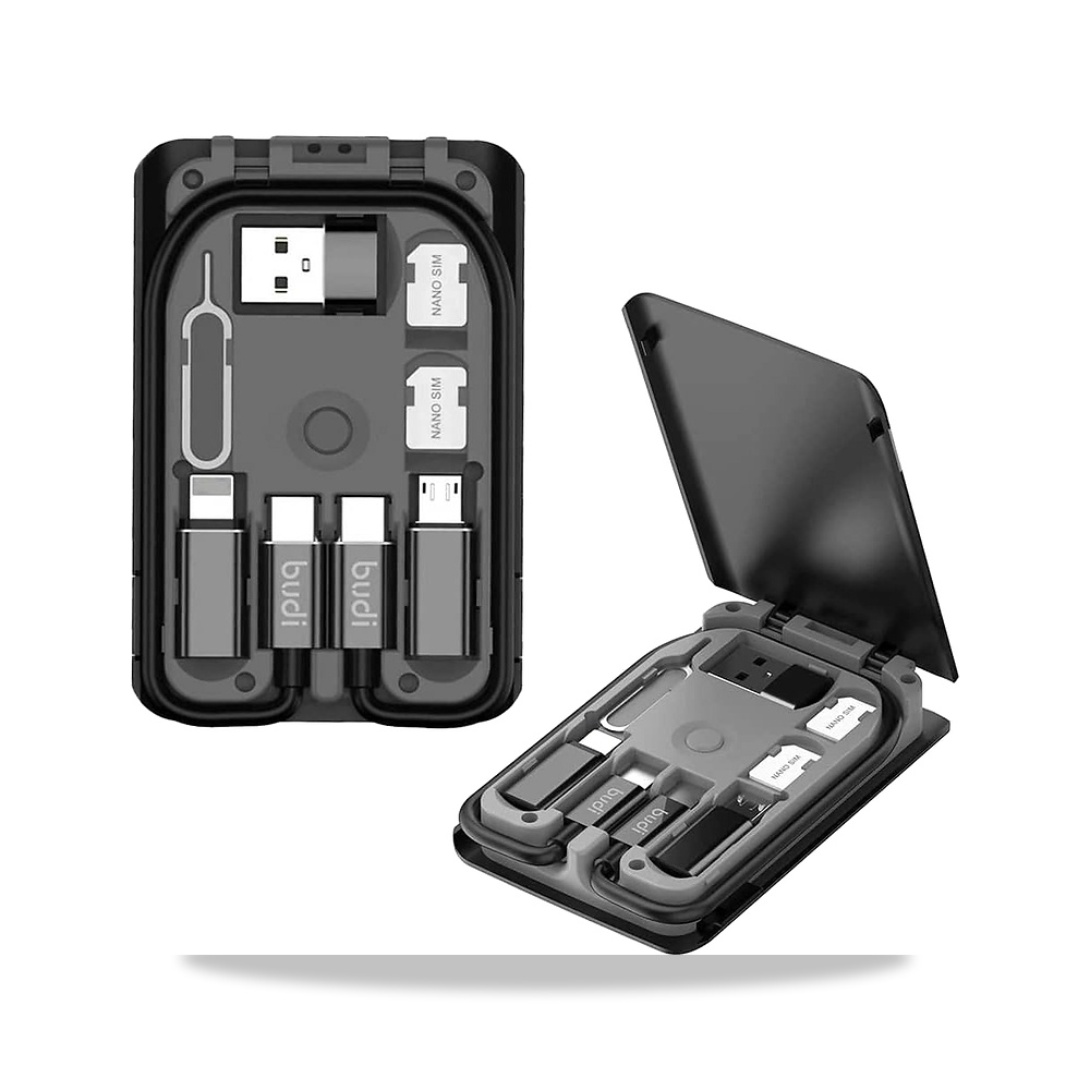 صورة منتج محول ذكي متعدد الوظائف لتخزين البيانات والبطاقات، خط شحن الأنواع، USB نوع سي، أداة يحتوي على ضوء LED، صندوق - كود الصنف reemco-2027-1823820 - ماركة يباع من خلال reemco - توريد وتصوير حصري لشركة ريمكو القابضة السعودية
