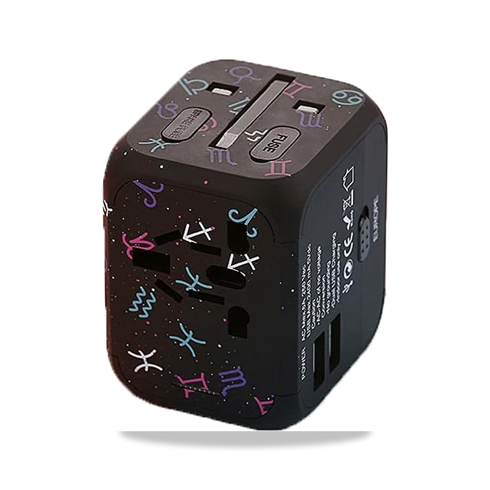 صورة منتج محول طاقة دولي محمول للسفر من بي دي بي، سفر عالمي، قابس عالمي (اللون: A، المقاس: 2 USB (57 × 50 × 65 سم)) BDPP - كود الصنف reemco-2027-1823829 - ماركة يباع من خلال reemco - توريد وتصوير حصري لشركة ريمكو القابضة السعودية