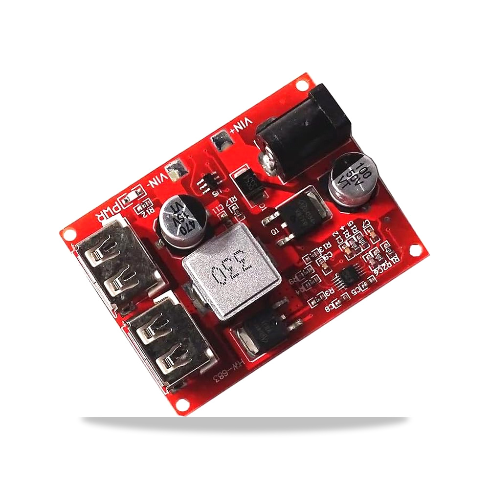 صورة منتج LM2596 LM2596S بمنفذين USB تيار مستمر 9 فولت 12 فولت 24 فولت 36 فولت الى 5 فولت 3 امبير شاحن سيارة وحدة - كود الصنف reemco-2027-1823916 - ماركة يباع من خلال reemco - توريد وتصوير حصري لشركة ريمكو القابضة السعودية