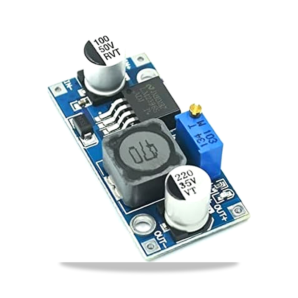 صورة منتج منظم جهد كهربائي قابل للتعديل من الكتروورلد اف ار، LM2596S DC-DC ElectroWorldFR – 60 واط – 40 فولت (تيار مستمر) - كود الصنف reemco-2027-1823966 - ماركة يباع من خلال reemco - توريد وتصوير حصري لشركة ريمكو القابضة السعودية