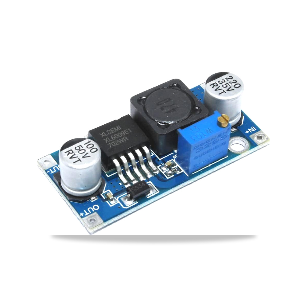 صورة منتج محول طاقة قابل للتعديل من الكتروورلد اف ار، XL6009 DC-DC من 3-32 فولت الى 5-35 فولت ElectroWorldFR - كود الصنف reemco-2027-1823967 - ماركة يباع من خلال reemco - توريد وتصوير حصري لشركة ريمكو القابضة السعودية