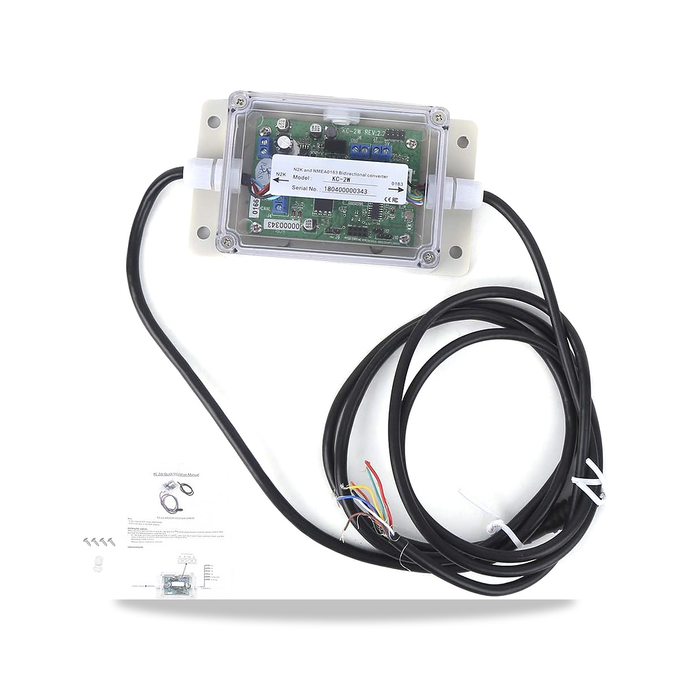صورة منتج وحدة تحويل ثنائية الاتجاه NMEA2000 وNMEA0183 KC‑2W IPX67 مقاومة للماء بتيار مستمر 9-30 فولت ABS - كود الصنف reemco-2027-1823971 - ماركة يباع من خلال reemco - توريد وتصوير حصري لشركة ريمكو القابضة السعودية