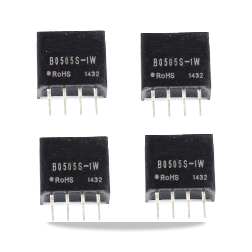 صورة منتج 4 قطع B0505S-1W DC-DC محول معزول 5 فولت الى 5 فولت وحدة امدادات الطاقة 4 دبابيس راك ستور - كود الصنف reemco-2027-1824087 - ماركة يباع من خلال reemco - توريد وتصوير حصري لشركة ريمكو القابضة السعودية