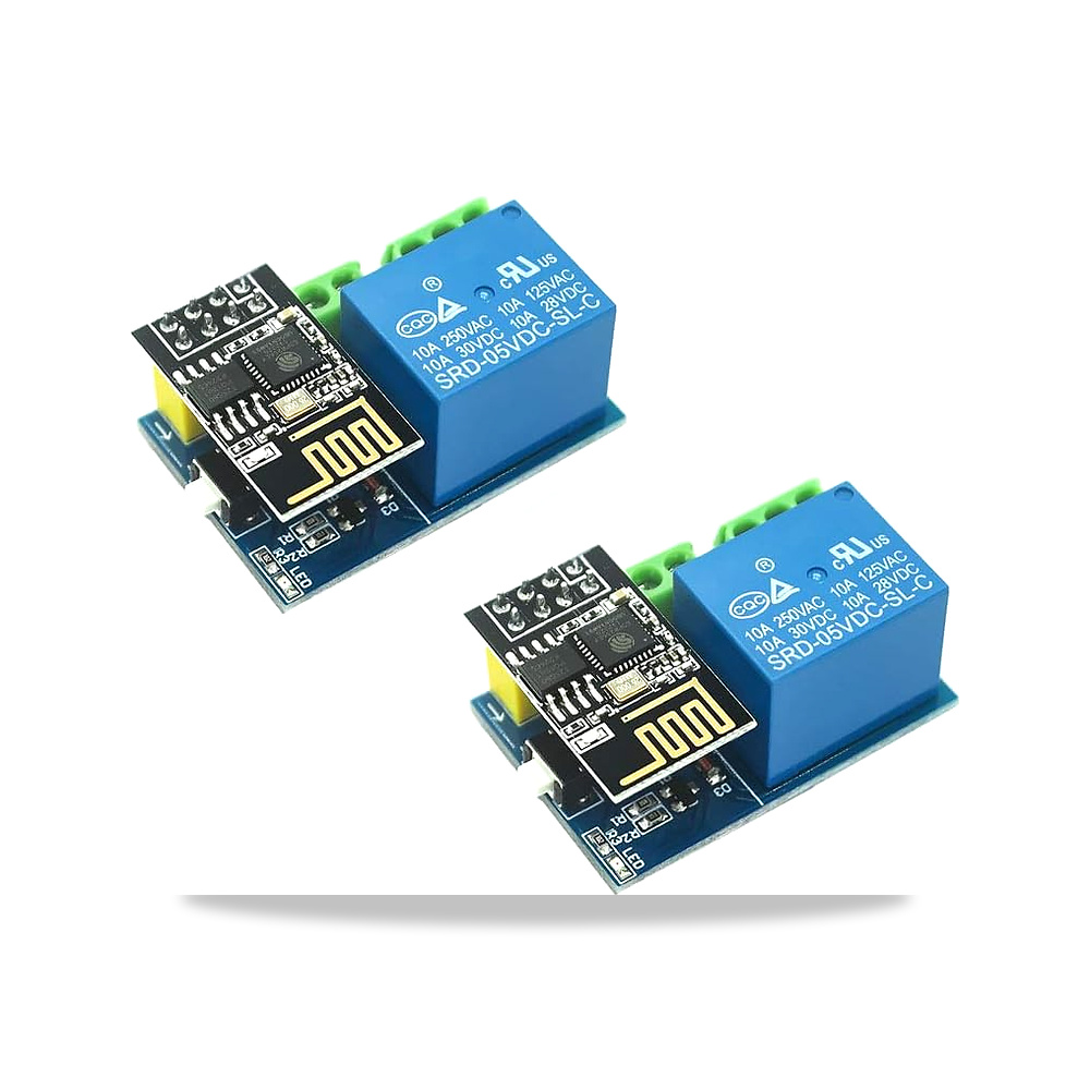 صورة منتج اكزيكو 2 قطعة ESP8266 ESP-01S + وحدة مرحل واي فاي 5 فولت للمنزل الذكي للتحكم عن بعد لوحة فتح اكسيكو - كود الصنف reemco-2027-1824297 - ماركة يباع من خلال reemco - توريد وتصوير حصري لشركة ريمكو القابضة السعودية
