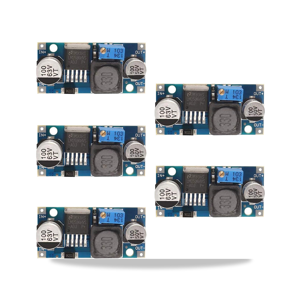 صورة منتج دوريا 5 قطع LM2596HVS DC-DC تخفيض التيار المستمر 48 فولت محول باك قابل للتعديل وحدة الطاقة 4.5-53 فولت منظم - كود الصنف reemco-2027-1824378 - ماركة يباع من خلال reemco - توريد وتصوير حصري لشركة ريمكو القابضة السعودية