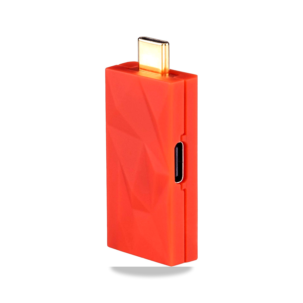 صورة منتج اي في مزيل الحلقة الارضية للصوت بمنفذ USB من اي ديفندر بلس (النوع C > C) اي اف اي – اللون برتقالي - كود الصنف reemco-2027-1824468 - ماركة يباع من خلال reemco - توريد وتصوير حصري لشركة ريمكو القابضة السعودية
