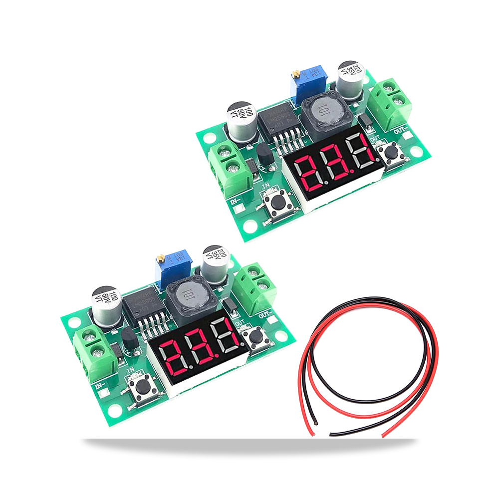 صورة منتج داوكي 2 قطعة محول باك LM2596 LED وحدة امداد الطاقة قابل للتعديل DC-DC تحويل 4.0-40 فولت الى مخرج 1.25-37 - كود الصنف reemco-2027-1824554 - ماركة يباع من خلال reemco - توريد وتصوير حصري لشركة ريمكو القابضة السعودية