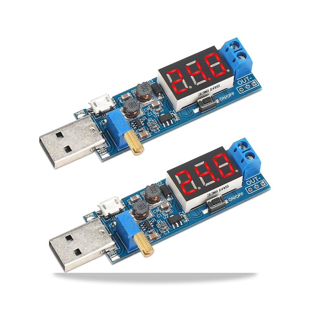 صورة منتج دي ار او كيه منظم ادخال USB، قطعتان من لوحة تحويل تيار مستمر 3.5 فولت – 12 فولت الى 1.2-24 فولت، 3.3 فولت - كود الصنف reemco-2027-1824603 - ماركة يباع من خلال reemco - توريد وتصوير حصري لشركة ريمكو القابضة السعودية