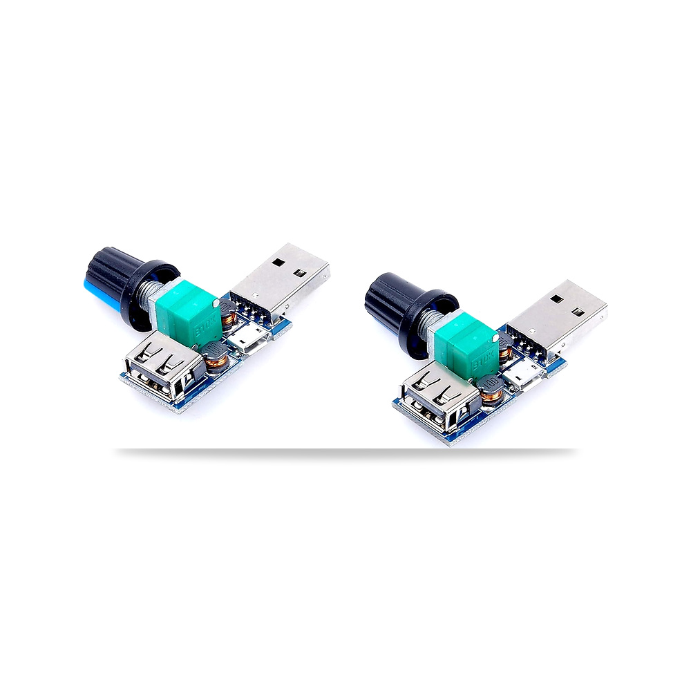 صورة منتج دي دبليو زد مروحة USB بتيار مستمر 5 فولت من قطعتين، منظم تحكم في السرعة بدون خطوات مع مدخل وحدة سرعة التبديل - كود الصنف reemco-2027-1824616 - ماركة يباع من خلال reemco - توريد وتصوير حصري لشركة ريمكو القابضة السعودية