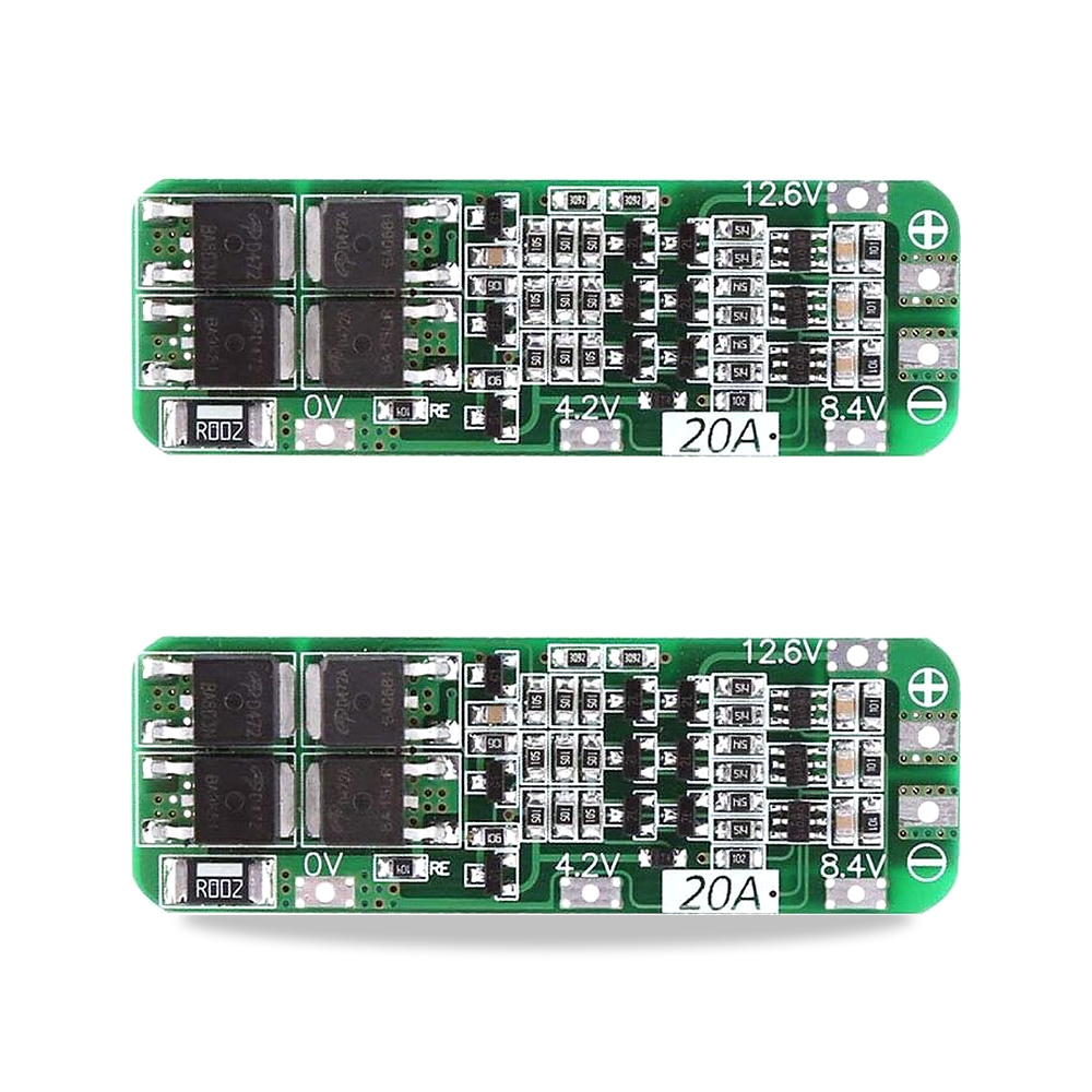 صورة منتج لوحة حماية بطارية ليثيوم ايون 3S 20A من قطعتين 18650 26650 شاحن PCB BMS 12.6 فولت خلية وحدة استعادة تلقائية - كود الصنف reemco-2027-1824797 - ماركة يباع من خلال reemco - توريد وتصوير حصري لشركة ريمكو القابضة السعودية