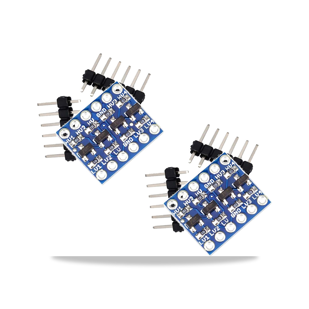 صورة منتج 2 قطعة محول المستوى المنطقي IIC I2C 4 قنوات وحدة ثنائية الاتجاه 5 فولت إلى 3.3 فولت تيكنويوت - كود الصنف reemco-2027-1824817 - ماركة يباع من خلال reemco - توريد وتصوير حصري لشركة ريمكو القابضة السعودية