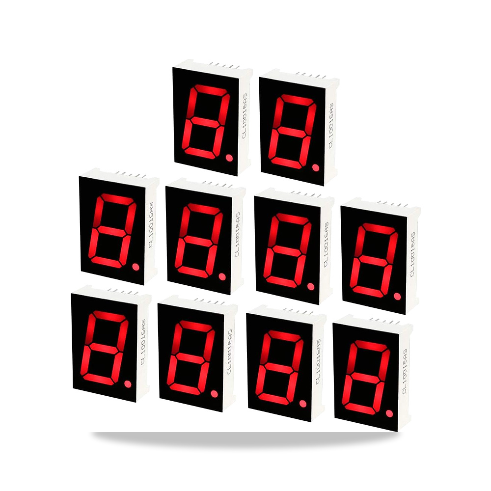 صورة منتج اوكسيل كاثود مشترك 10 دبابيس 1 بت 7 أجزاء 1.34 × 0.94 × 0.41 بوصة 1 بوصة شاشة LED حمراء أنبوب موديل 10016AS - كود الصنف reemco-2027-1824838 - ماركة يباع من خلال reemco - توريد وتصوير حصري لشركة ريمكو القابضة السعودية