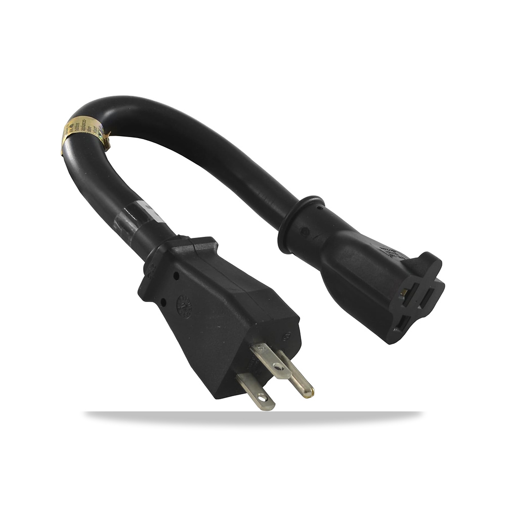صورة منتج كونتك محول ضفيرة شديد التحمل P515520 NEMA 5-15P الى 5-15/20R مدرج في قائمة UL – اللون أسود – 125 فولت - كود الصنف reemco-2027-1825228 - ماركة يباع من خلال reemco - توريد وتصوير حصري لشركة ريمكو القابضة السعودية