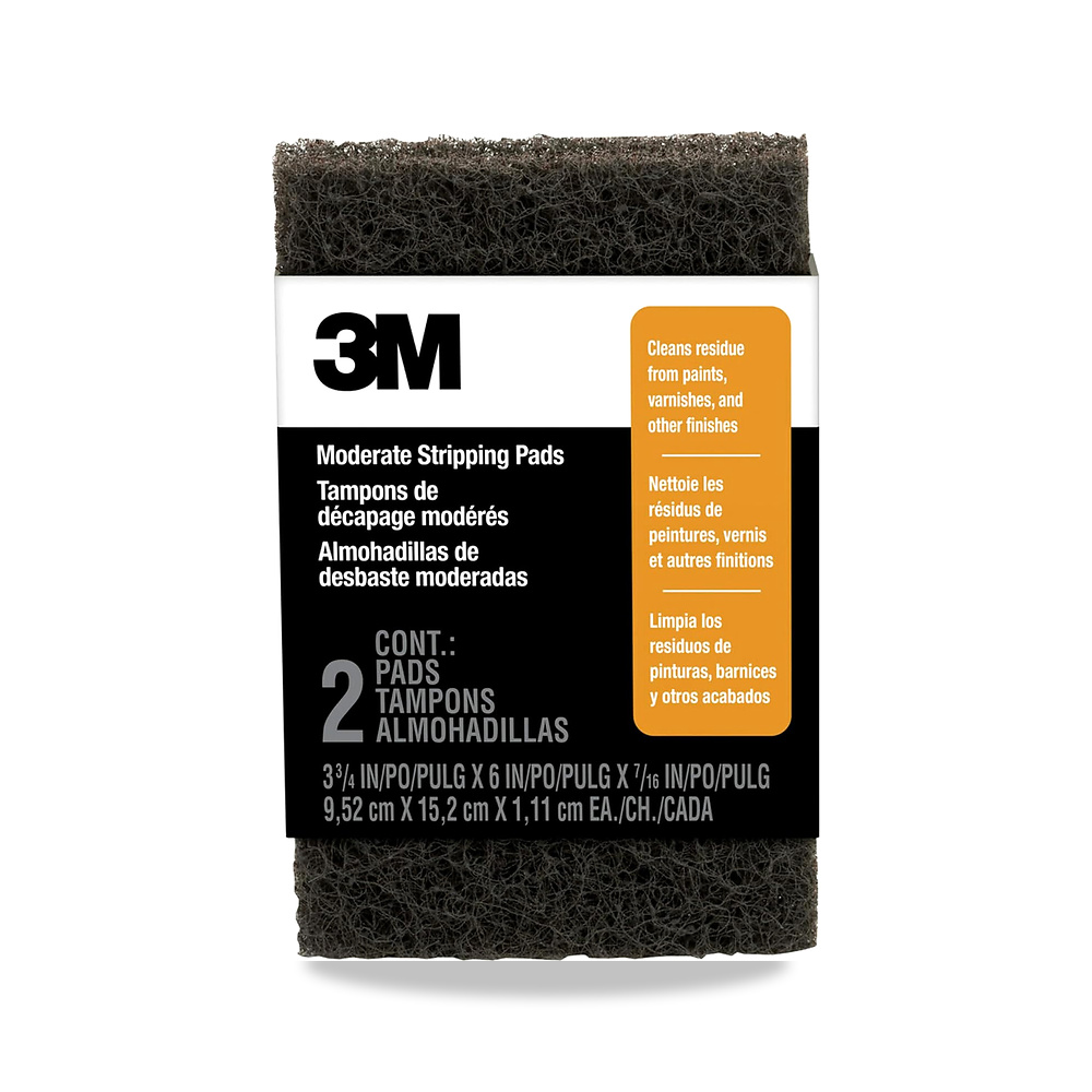 صورة منتج 3M وسادات تعرية شديدة التحمل، 3-3/4 انش. × 6 بوصة × 7/16 انش، عبوتان – المادة صناعية – مادة الحبيبات Resin - كود الصنف reemco-2027-1825610 - ماركة يباع من خلال reemco - توريد وتصوير حصري لشركة ريمكو القابضة السعودية