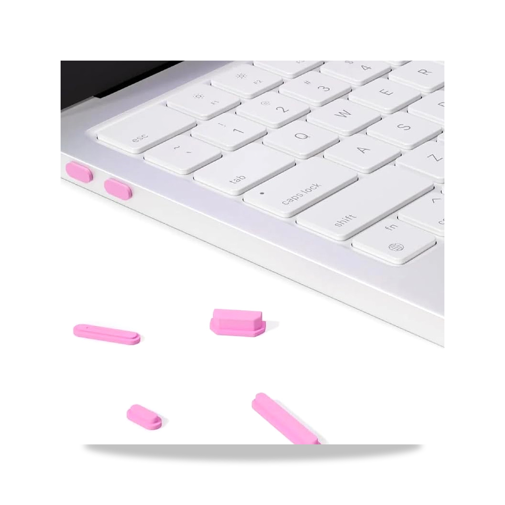 صورة منتج مجموعة سدادات غبار للاب توب من 16 قطعة، غطاء واقي من السيليكون لمنفذ USB، زهري - كود الصنف reemco-2027-1826739 - ماركة يباع من خلال reemco - توريد وتصوير حصري لشركة ريمكو القابضة السعودية