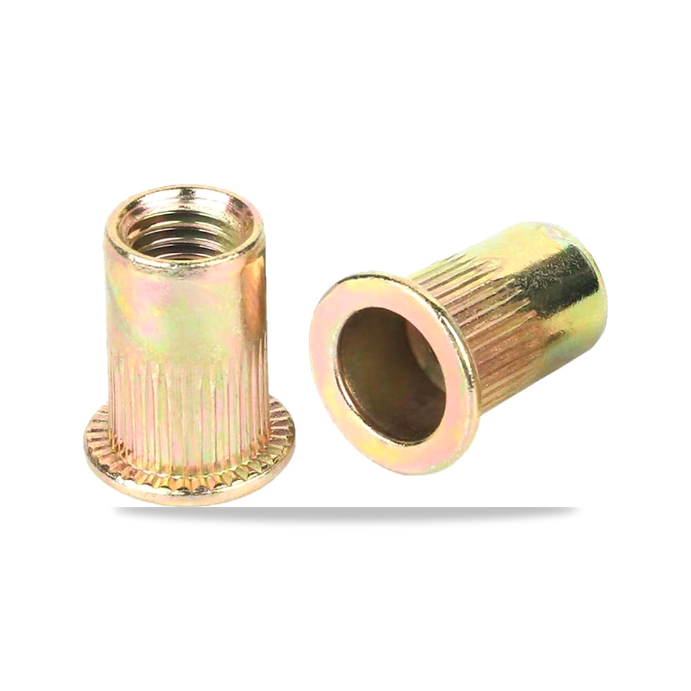 صورة منتج صواميل برشام من ماوزا، 100 قطعة من M4، صامولة برأس مسطح من الستيل الكربوني Maozaa – المادة فولاذ الكربون – اللون أصفر - كود الصنف reemco-2027-1827409 - ماركة يباع من خلال reemco - توريد وتصوير حصري لشركة ريمكو القابضة السعودية