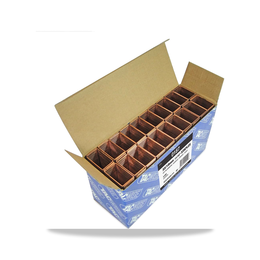 صورة منتج تاكوير دبابيس نحاسية عريضة مقاس 32 × 18 ملم 0187 (صندوق 2000) – المقاس Pack of 1 – 18,7الطول x 3,2العرض سم - كود الصنف reemco-2027-1827829 - ماركة يباع من خلال reemco - توريد وتصوير حصري لشركة ريمكو القابضة السعودية