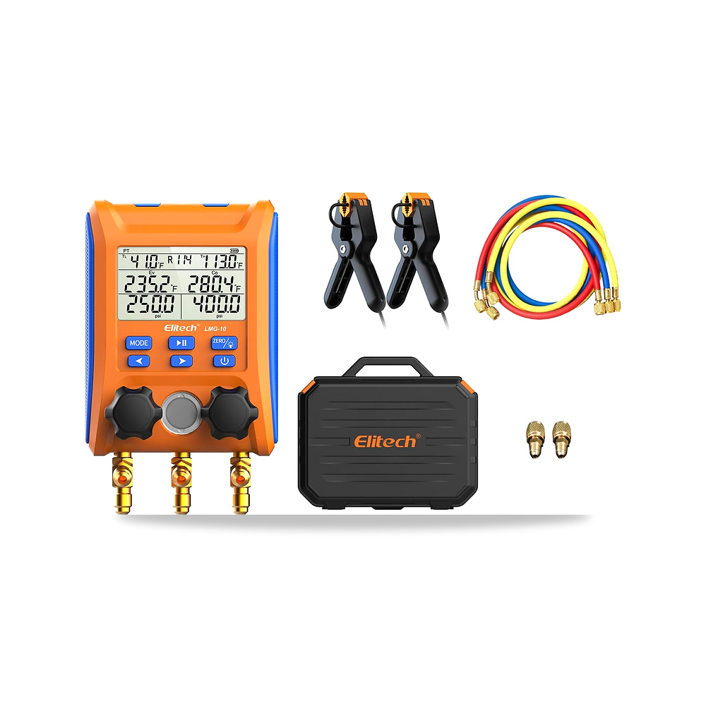 صورة منتج ايلايت تيك مشعب رقمي ثنائي الاتجاه Lmg-10Plus، مقياس ضغط مبرد التدفئة والتهوية وتكييف الهواء موديل R410A - كود الصنف reemco-2027-1828593 - ماركة يباع من خلال reemco - توريد وتصوير حصري لشركة ريمكو القابضة السعودية