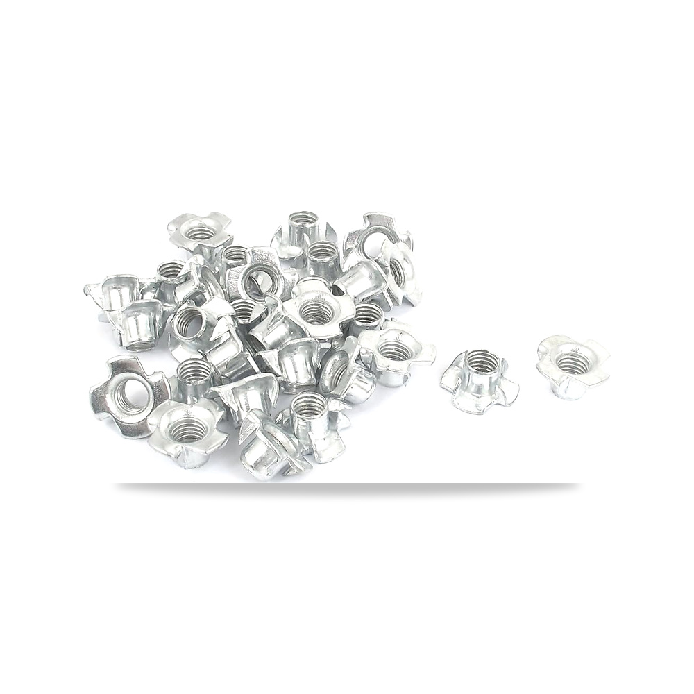 صورة منتج uxcell M8x1.25mm (عبوة من 30) 4 قطع محملة صامولة على شكل حرف T لأرجل الطاولة تسلق الصخور جدار الخشب تحمل خزائن - كود الصنف reemco-2027-1830338 - ماركة يباع من خلال reemco - توريد وتصوير حصري لشركة ريمكو القابضة السعودية