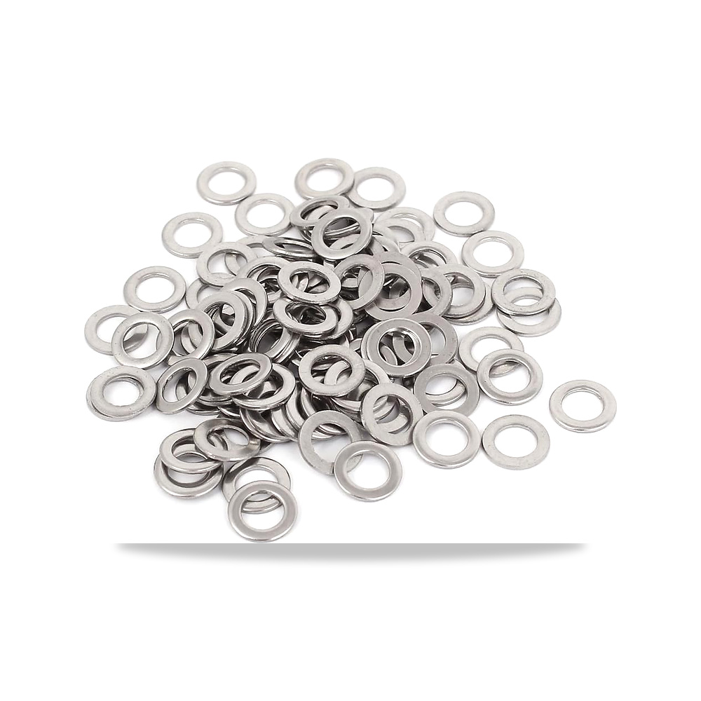 صورة منتج سورسينغماب M6x10mmx1mm الفولاذ المقاوم للصدأ جولة شقة غسالة لبرغي برغي 100 قطعة اوكسيل – المادة ستانلس ستيل – 10 x 6 x 1 ملي متر - كود الصنف reemco-2027-1830642 - ماركة يباع من خلال reemco - توريد وتصوير حصري لشركة ريمكو القابضة السعودية