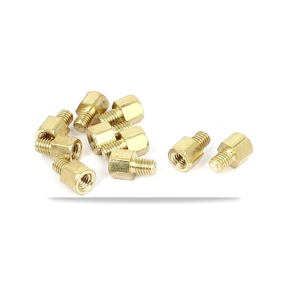صورة منتج سورينج ماب M3x4mm + 4 ملم ذكر إلى أنثى الخيوط النحاسية السداسية فاصل 10 قطع اوكسيل – المقاس قياس واحد – اللون برايت لافندر - كود الصنف reemco-2027-1830979 - ماركة يباع من خلال reemco - توريد وتصوير حصري لشركة ريمكو القابضة السعودية