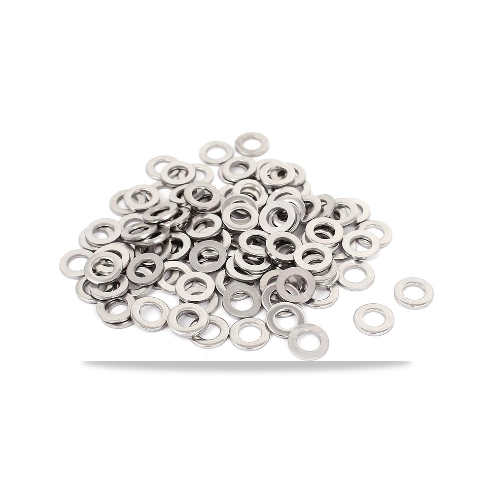صورة منتج 100 قطعة M6x12mmx1.6mm الفولاذ المقاوم للصدأ جولة مترية غسالة برغي اوكسيل – المادة ستانلس ستيل – 12 x 6 x 2 ملي متر - كود الصنف reemco-2027-1830997 - ماركة يباع من خلال reemco - توريد وتصوير حصري لشركة ريمكو القابضة السعودية