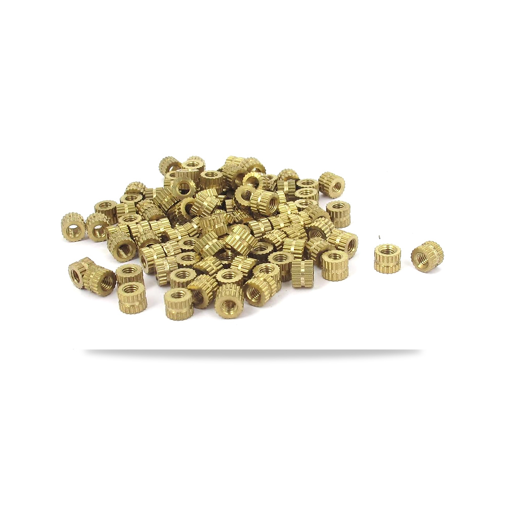 صورة منتج صواميل معدنية دائرية ملولبة M3x4 ملم من سورسينج ماب، 100 قطعة اوكسيل – المادة Brass Metal – 5 ملم/0.2 بوصة (كحد أقصى) - كود الصنف reemco-2027-1831051 - ماركة يباع من خلال reemco - توريد وتصوير حصري لشركة ريمكو القابضة السعودية