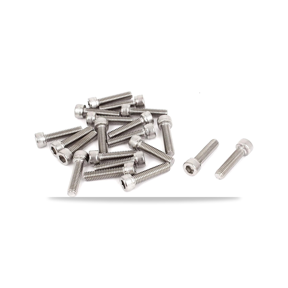 صورة منتج اوكسيل براغي سداسية من الستانلس ستيل M6 × 25 ملم، 20 قطعة – اللون Silver Tone - كود الصنف reemco-2027-1831534 - ماركة يباع من خلال reemco - توريد وتصوير حصري لشركة ريمكو القابضة السعودية