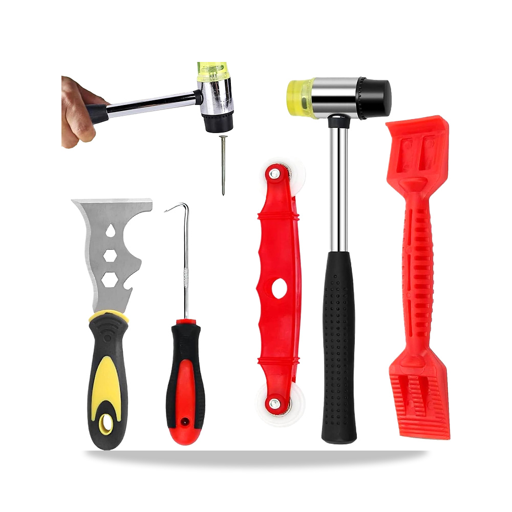 صورة منتج ادوات التزجيج للزجاج، مجموعة تركيب النوافذ مع مطرقة، ملحقات اصلاح التركيب لتجديد مانع التسرب، معجون ازالة - كود الصنف reemco-2027-1834822 - ماركة يباع من خلال reemco - توريد وتصوير حصري لشركة ريمكو القابضة السعودية