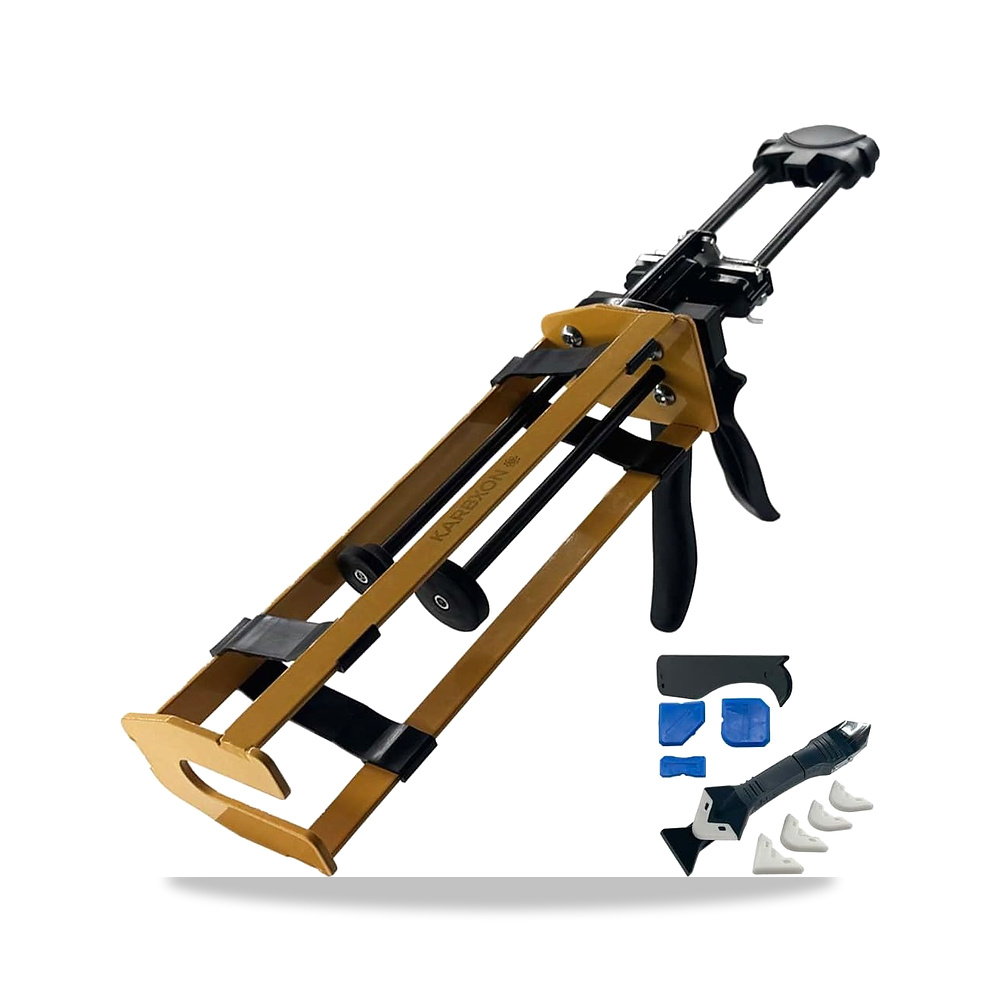 صورة منتج مسدس خرطوشة مزدوج المكونات بدون تنقيط KBX-600 من كاربكسون، 600 مل/567 غرام، دفع 24:1 نسبة خلط 2:1، اداة - كود الصنف reemco-2027-1835158 - ماركة يباع من خلال reemco - توريد وتصوير حصري لشركة ريمكو القابضة السعودية