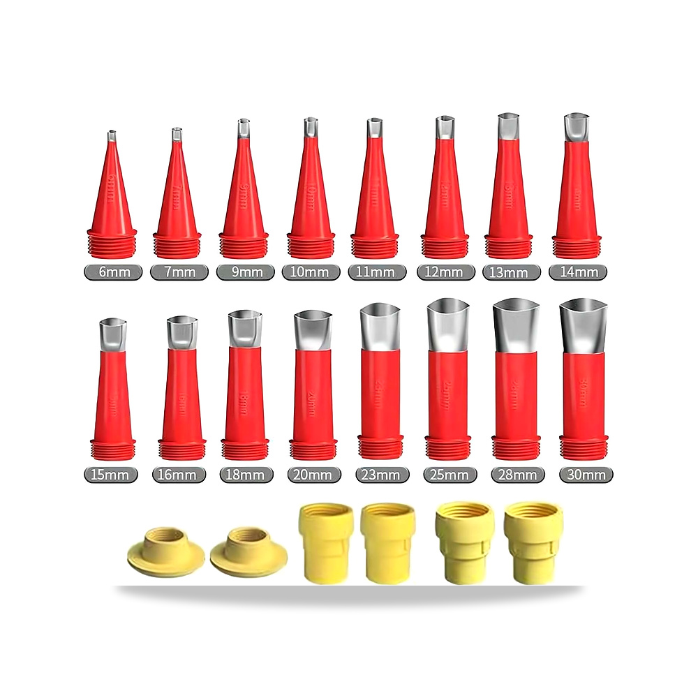 صورة منتج مسدس ومانع تسرب سيليكون مطاط فوهة رش وتدفق – نوع الخامة plastic, stainless steel. – اللون Yellow, Red - كود الصنف reemco-2027-1836498 - ماركة يباع من خلال reemco - توريد وتصوير حصري لشركة ريمكو القابضة السعودية