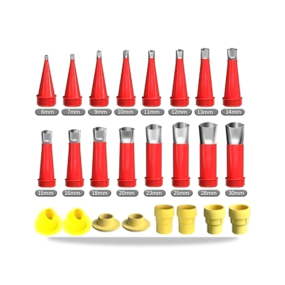 صورة منتج مسدس ومانع تسرب سيليكون مطاط فوهة رش وتدفق – نوع الخامة plastic, stainless steel. – اللون Yellow, Red – المقاس as shown in the picture. - كود الصنف reemco-2027-1836500 - ماركة يباع من خلال reemco - توريد وتصوير حصري لشركة ريمكو القابضة السعودية