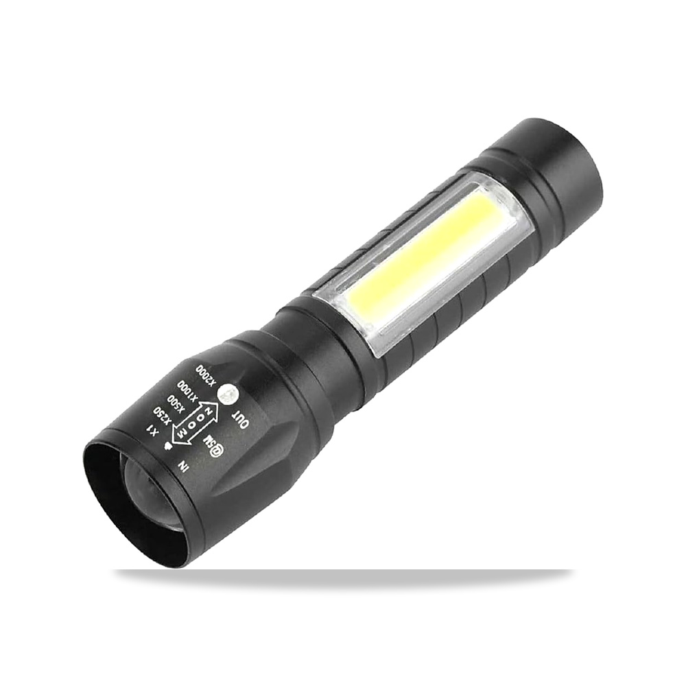 صورة منتج مصباح يدوي ساطع محمول قابل لاعادة الشحن بمنفذ USB وبطارية مدمجة، تكتيكي 3 اوضاع، طوارئ من بولترت PULTRT - كود الصنف reemco-2027-1843204 - ماركة يباع من خلال reemco - توريد وتصوير حصري لشركة ريمكو القابضة السعودية