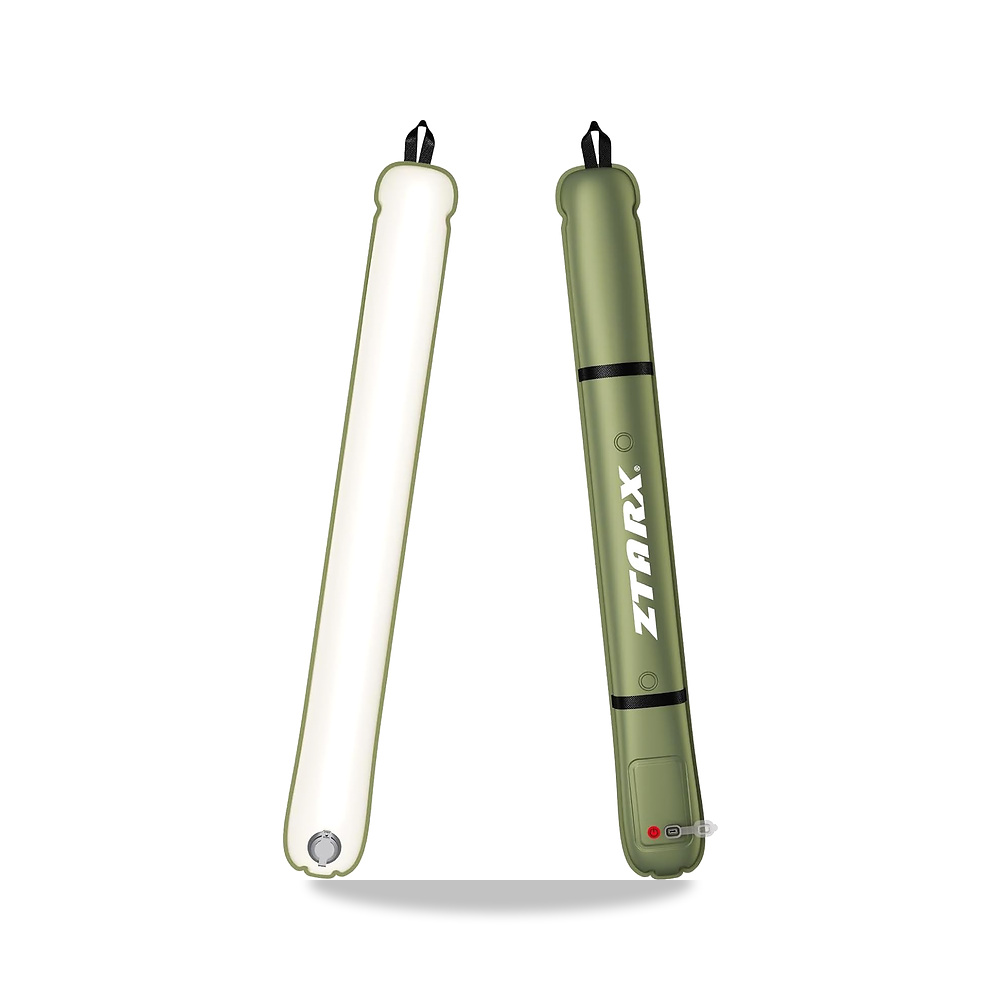 صورة منتج انبوب اضاءة LED قابل للنفخ للشحن بمنفذ USB للخيمة، قضبان مصابيح تخييم قابلة للطي وبطارية مدمجة 4000mAh - كود الصنف reemco-2027-1843623 - ماركة يباع من خلال reemco - توريد وتصوير حصري لشركة ريمكو القابضة السعودية