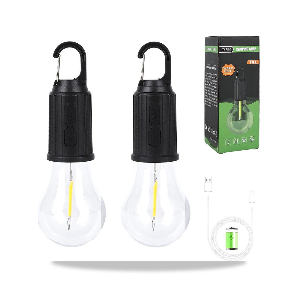 صورة منتج مصابيح تخييم قابلة لاعادة الشحن من فادكير، قطعتان من فانوس خيمة التخييم LED ريترو 3 اوضاع اضاءة، مصباح محمول - كود الصنف reemco-2027-1843976 - ماركة يباع من خلال reemco - توريد وتصوير حصري لشركة ريمكو القابضة السعودية