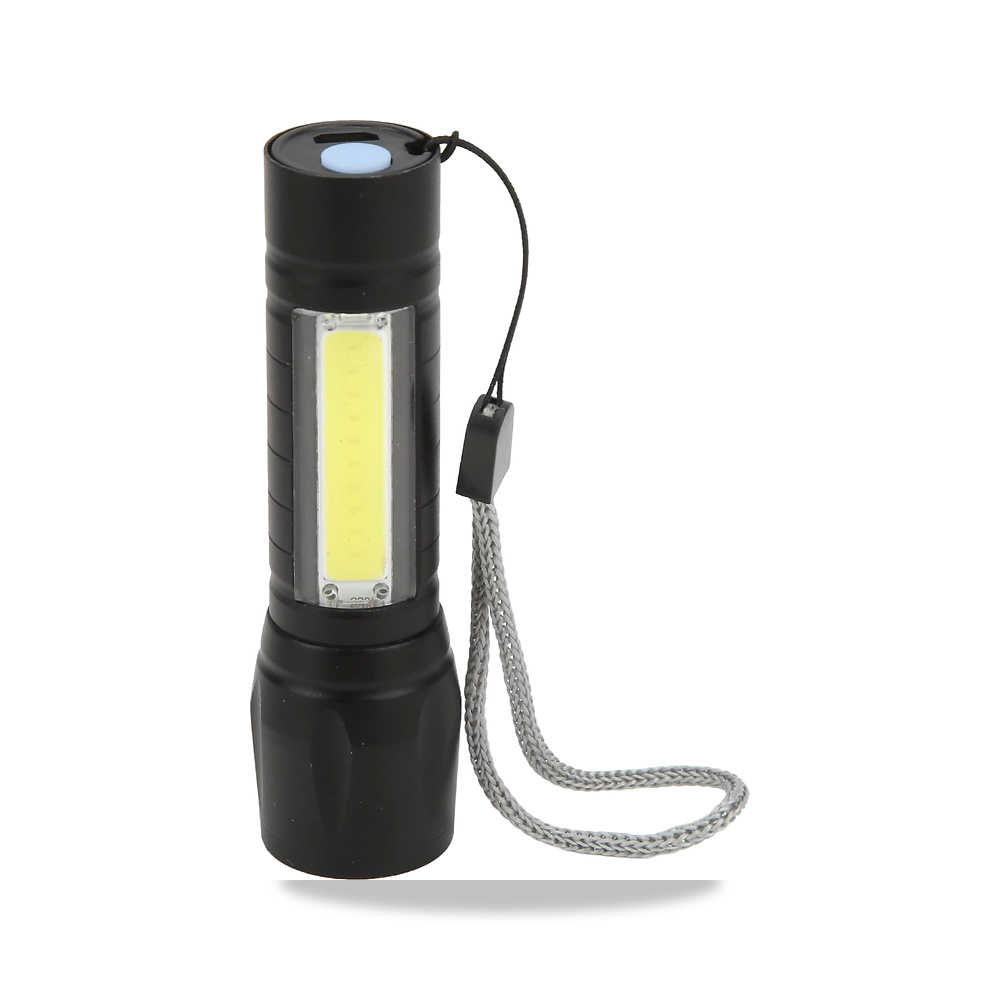 صورة منتج مصباح يدوي LED قابل لاعادة الشحن بمنفذ USB 300 متر/ 328.1 ياردة، مسافة اشعاع للتخييم وركوب الدراجات وشنطة - كود الصنف reemco-2027-1844397 - ماركة يباع من خلال reemco - توريد وتصوير حصري لشركة ريمكو القابضة السعودية
