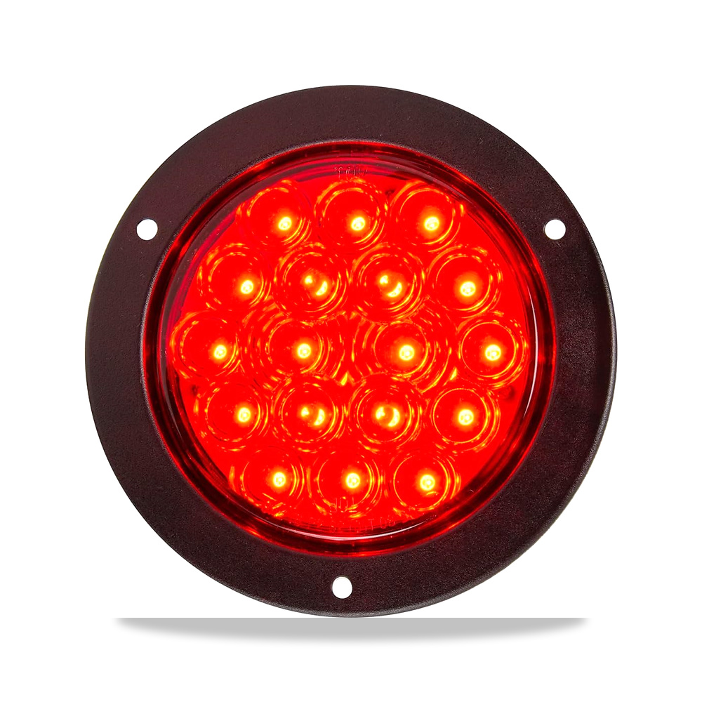 صورة منتج مصباح LED ذو شفة سوداء من جي جراند جنرال 75895 مقاس 4 انش احمر/احمر 18 LED مع قابس 3 دبابيس جي جراند - كود الصنف reemco-2027-1844660 - ماركة يباع من خلال reemco - توريد وتصوير حصري لشركة ريمكو القابضة السعودية